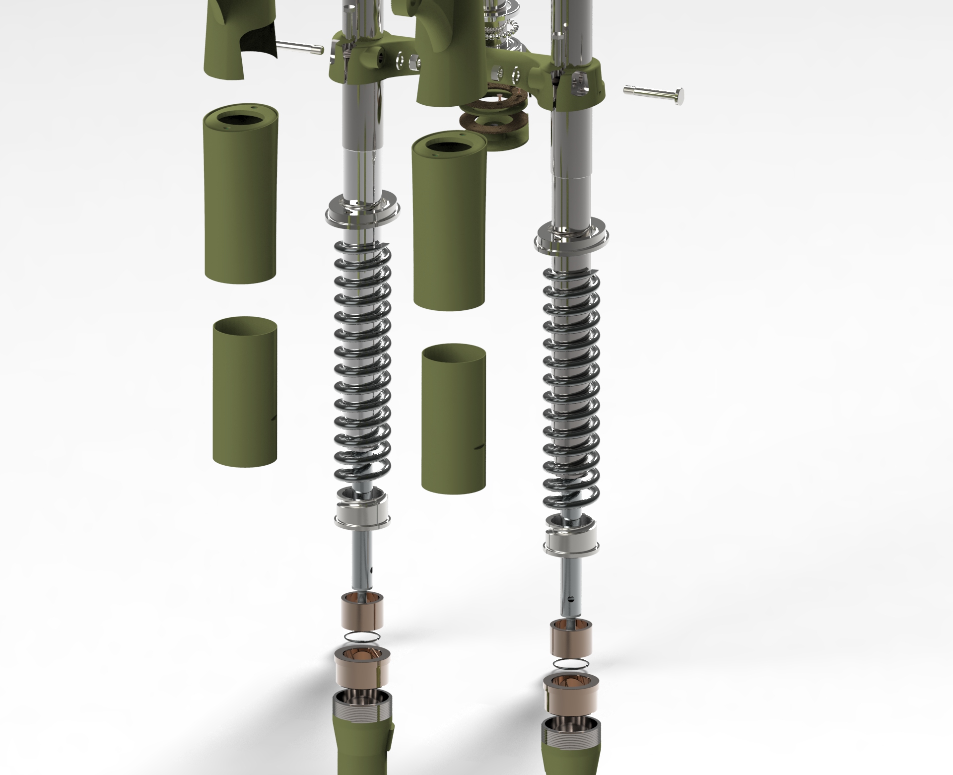 摩托车项目前叉总成